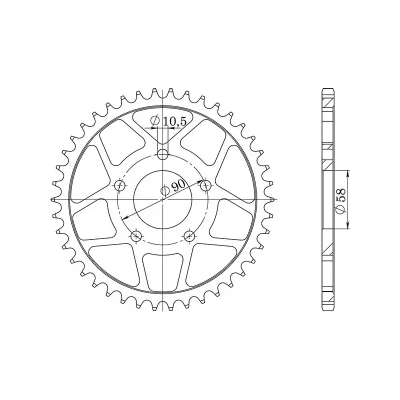 CORONA IN ACCIAIO P520 - Z35 (DIS.10215) Soddisfatti O Rimborsati