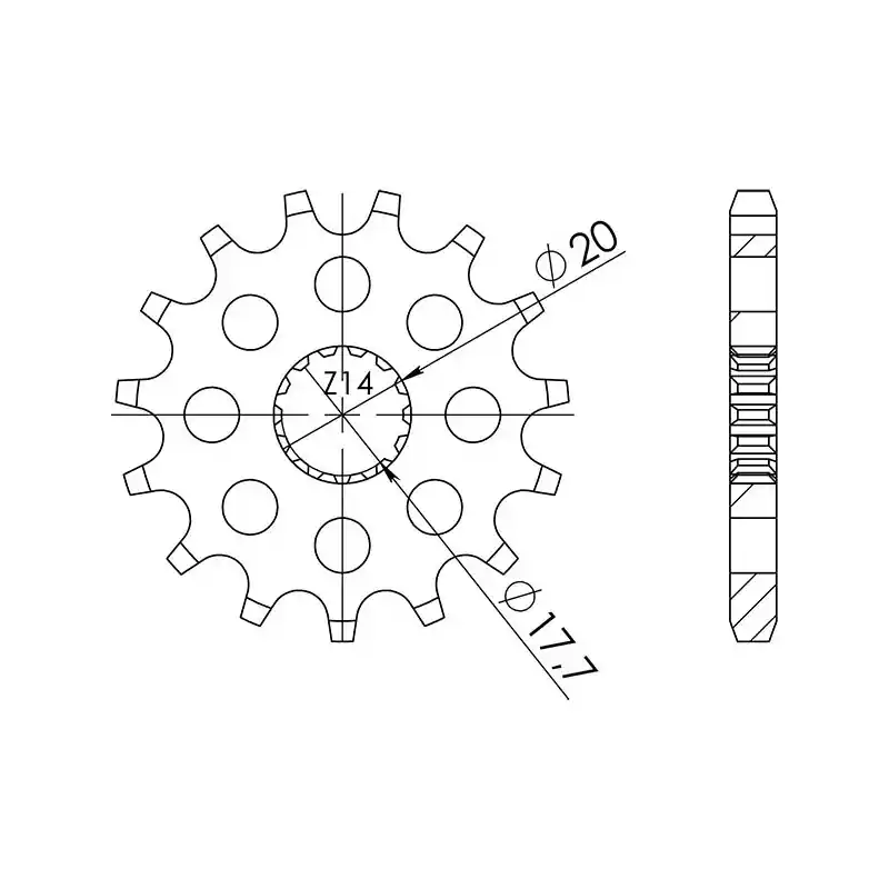 PIGNONE P428 - Z17 (DIS.21202) Prezzo Conveniente