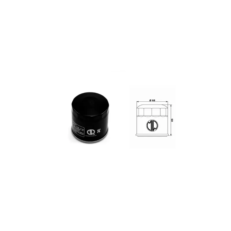Spedizione Espresso FILTRO OLIO MEIWA HY19002 Equivalente HF-682