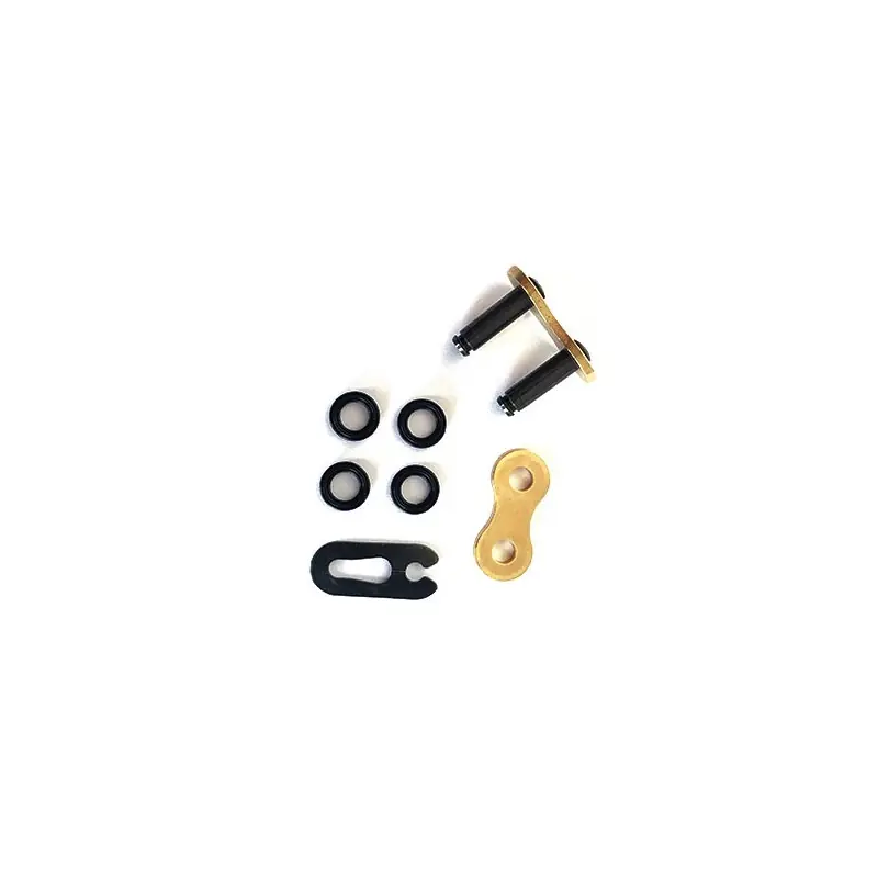 Di Tendenza MAGLIA DI GIUNZIONE A CLIP (FJ) DID 428NZ (Gold & Black)