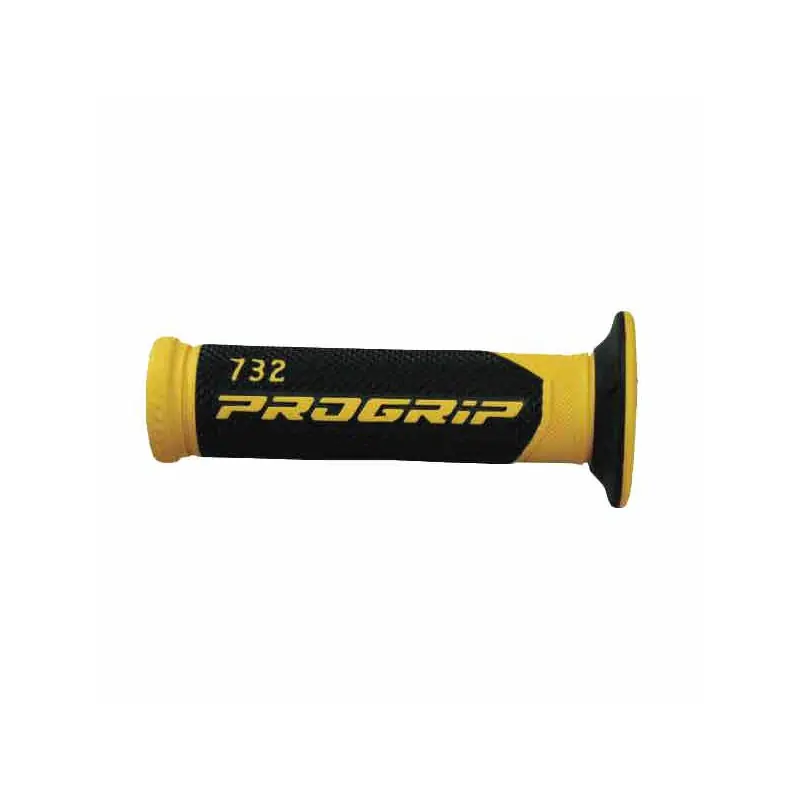 MANOPOLE STRADA FORATE PROGRIP 732 DUAL DENSITY (COLORE:GIALLO) Rif.Progrip: PA07320EGI02 Spedizione Gratuita