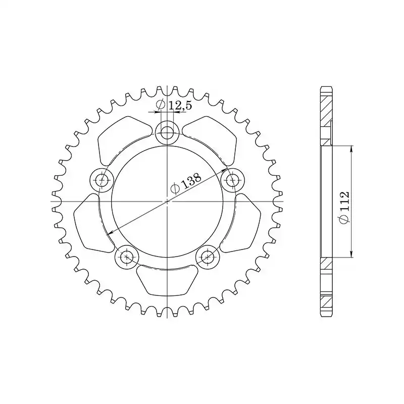 CORONA IN ACCIAIO P530 - Z42 (DIS.10508) Ordina Subito