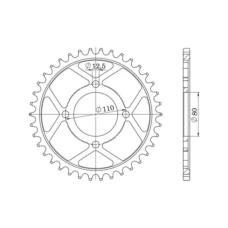 Miglior Prezzo CORONA IN ACCIAIO P630 - Z41 (DIS.10604)