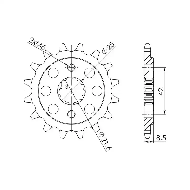 PIGNONE P520 - Z14 (DIS.24501) Professionale