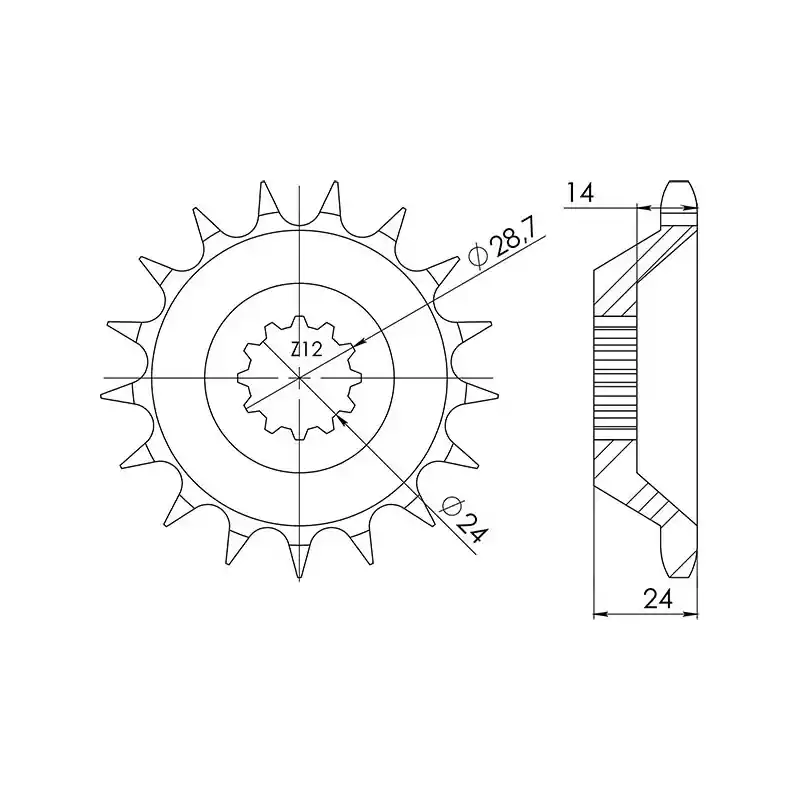 Acquista Ora PIGNONE P530 - Z17 (DIS.24806)