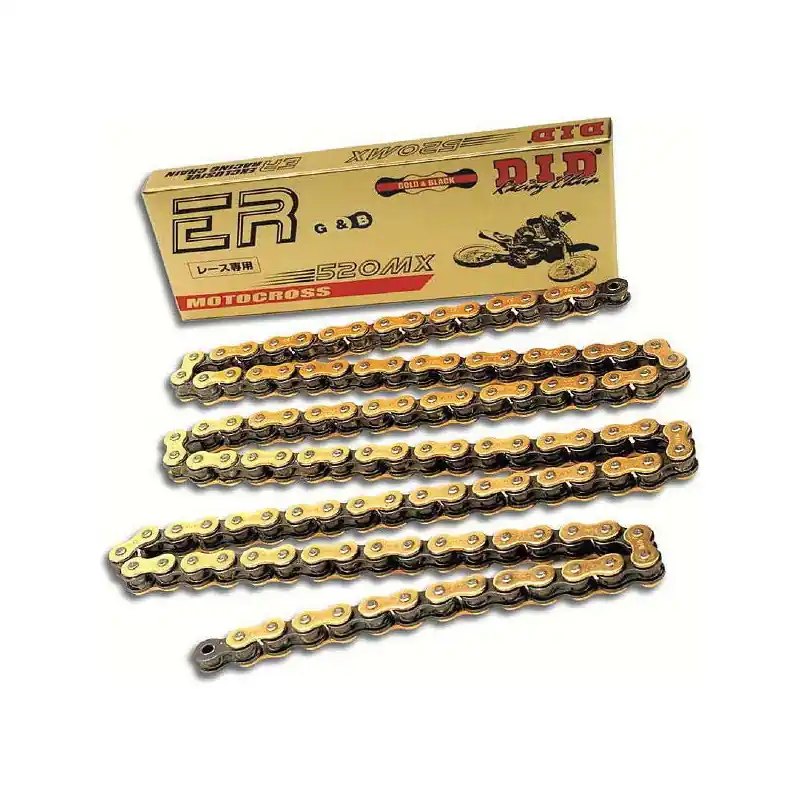 CATENA DID 520MX (Gold & Black) - Lunghezza: 108 maglie con giunto a clip (RJ) Saldi