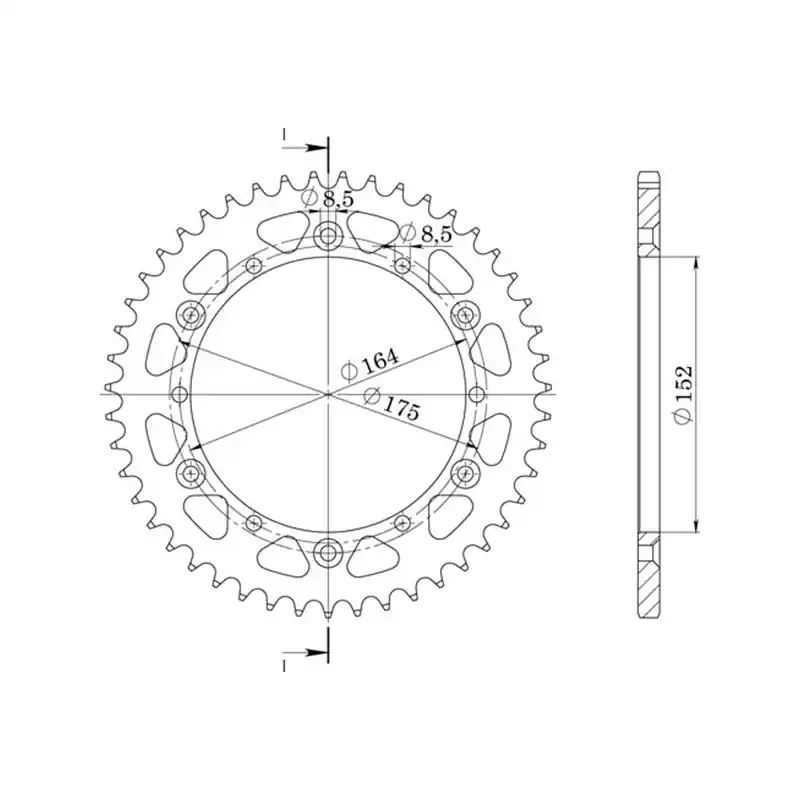 Promozione Esclusiva CORONA IN ALLUMINIO P520 - Z43 (DIS.13500)