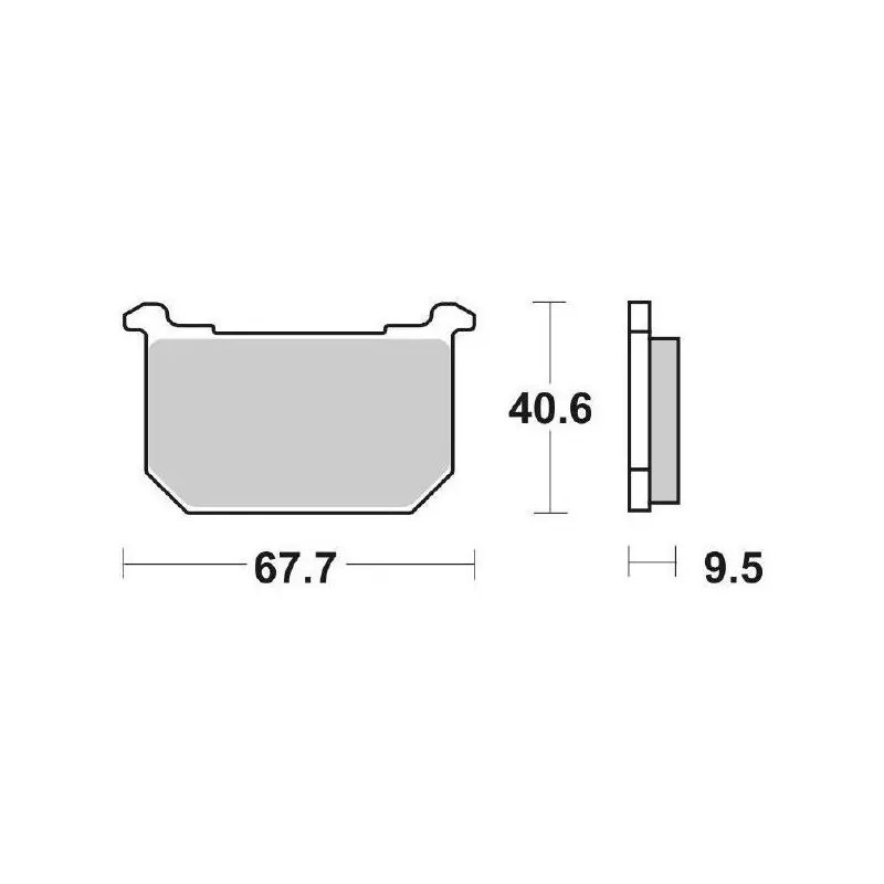 Non Perdere PASTIGLIE FRENO SBS 540HF