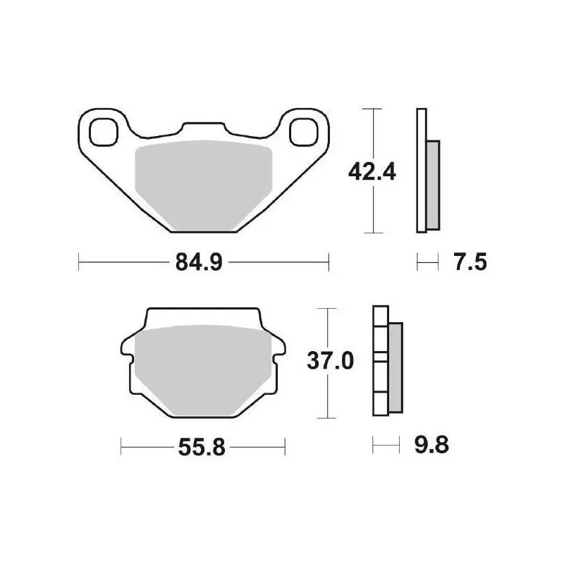 Offerta PASTIGLIE FRENO SBS 546HF