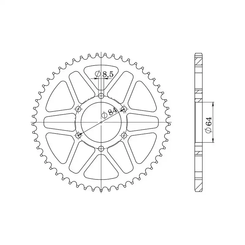 Di Tendenza CORONA IN ACCIAIO P428 - Z47 (DIS.14200)