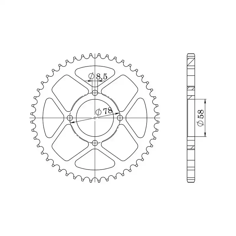 Esclusivo CORONA IN ACCIAIO P428 - Z50 (DIS.14201)