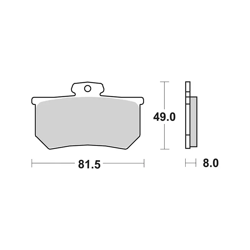Sconto Set pastiglie freno sbs 599rq