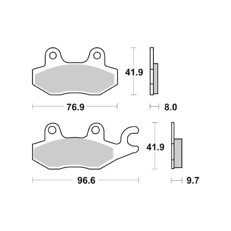 PASTIGLIE FRENO SBS 633HF Ultima Occasione