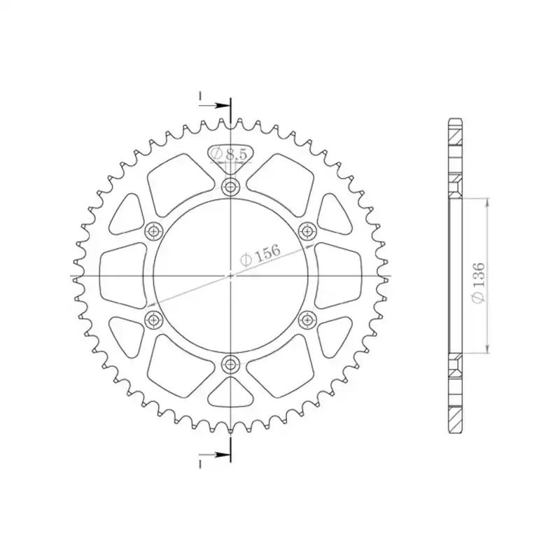 CORONA IN ALLUMINIO P520 - Z42 (DIS.15206) Must-Have
