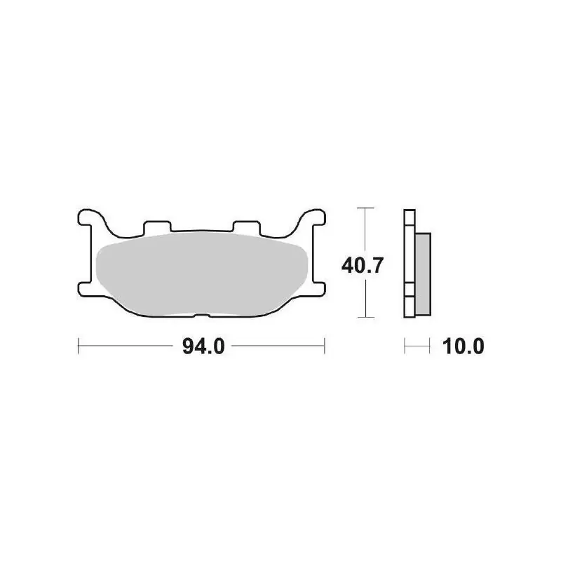 Must-Have PASTIGLIE FRENO ANTERIORE SBS 691HS