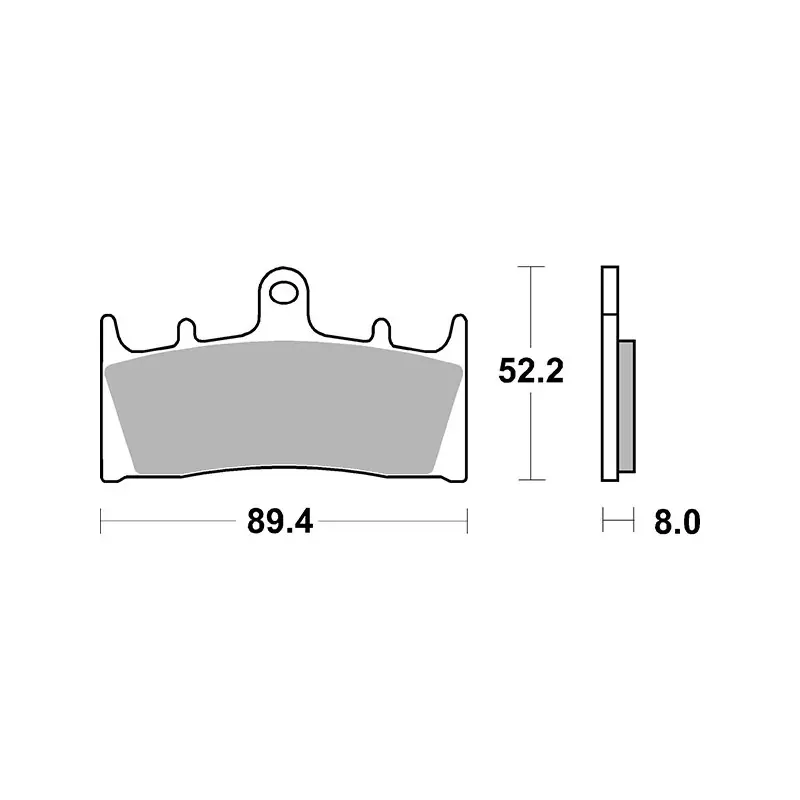 PASTIGLIE FRENO ANTERIORE RACING SBS 686RST Reso Gratuito