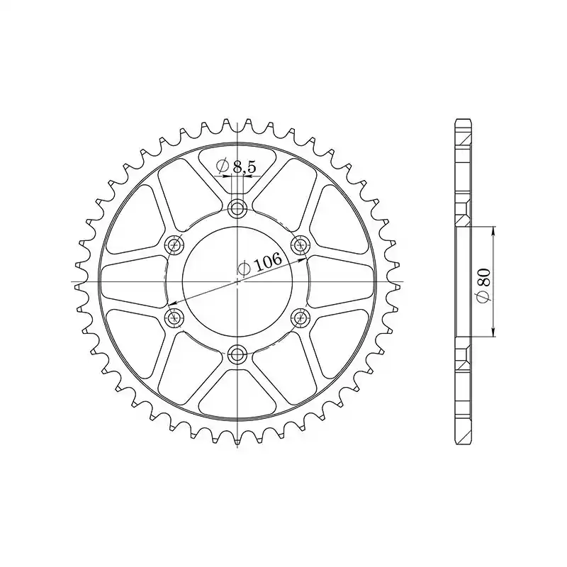 CORONA IN ACCIAIO P520 - Z45 (DIS.35204) Più Venduto
