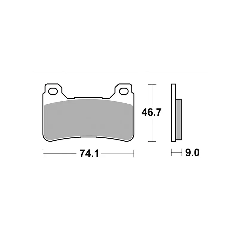 PASTIGLIE FRENO ANTERIORE RACING SBS 809DS-2 Pagamento Sicuro