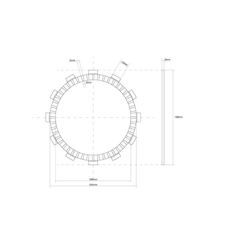 Prezzo Conveniente DISCO FRIZIONE GUARNITO FCC