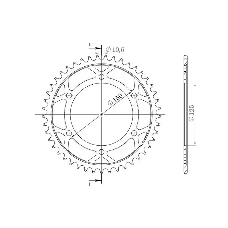 Prezzo Scontato CORONA IN ALLUMINIO P525 - Z42 (DIS.45501)