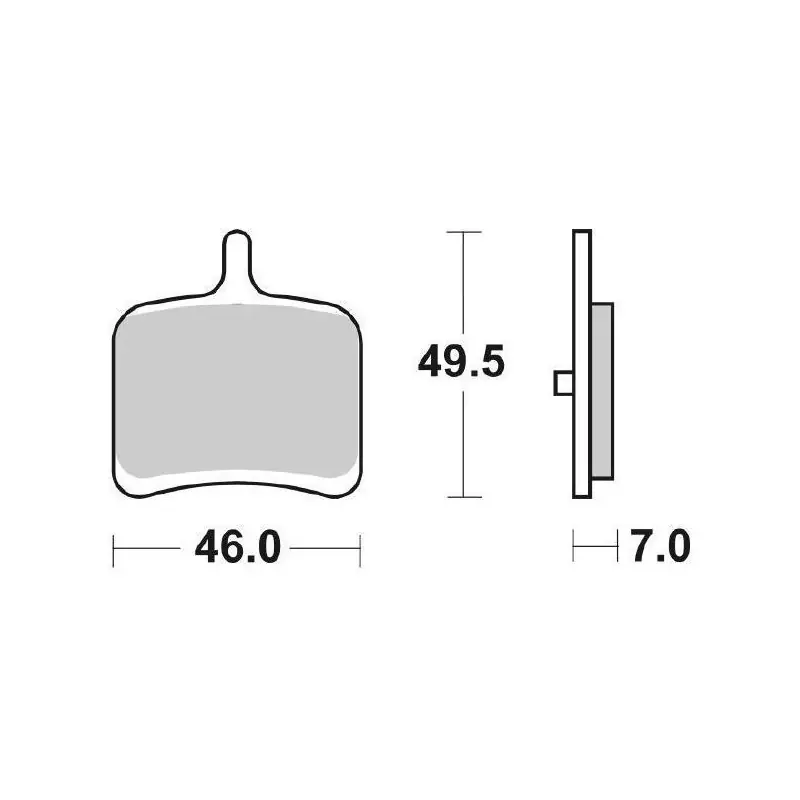 Più Venduto PASTIGLIE FRENO POSTERIORE SBS 857LS