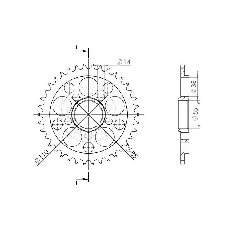 CORONA IN ACCIAIO P525 - Z42 (DIS.50605) Promozione Esclusiva
