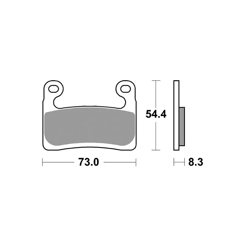 Novità PASTIGLIE FRENO ANTERIORE SBS 960HS