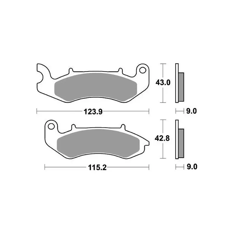 CP.PAST.FRENO HF BENELLI-KEEWAY Offerta Lampo