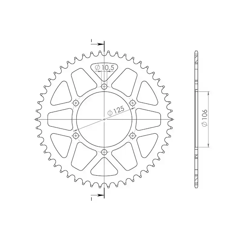 Più Venduto CORONA IN ALLUMINIO P520 - Z41 (DIS.87502)