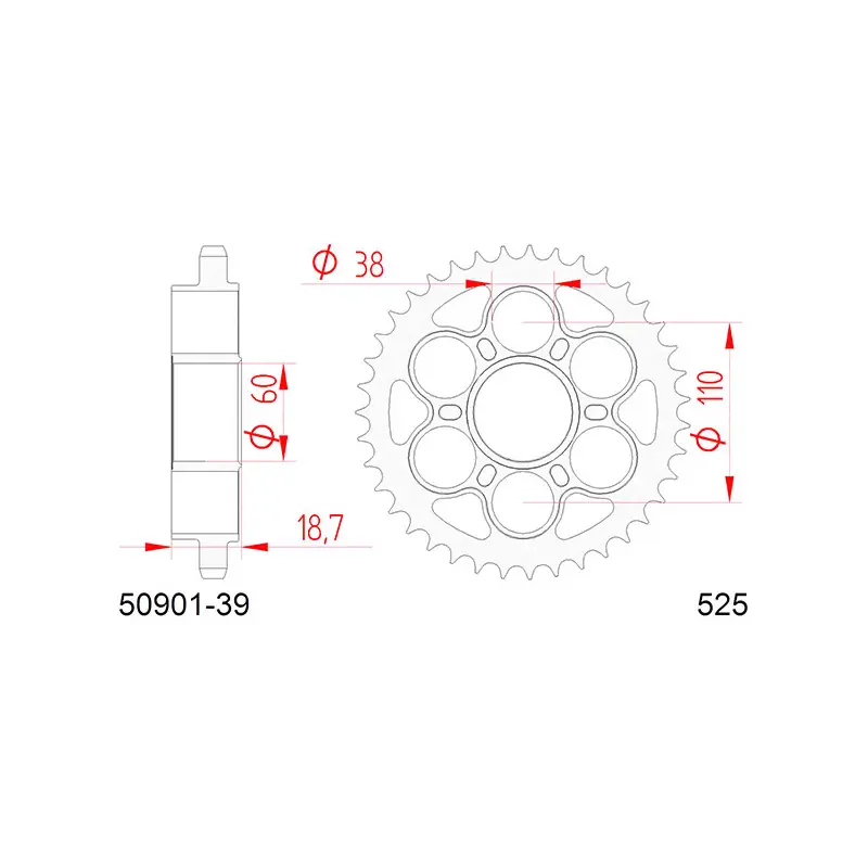 Bestseller Corona afam in acciaio p525 - z39 (dis.00027)