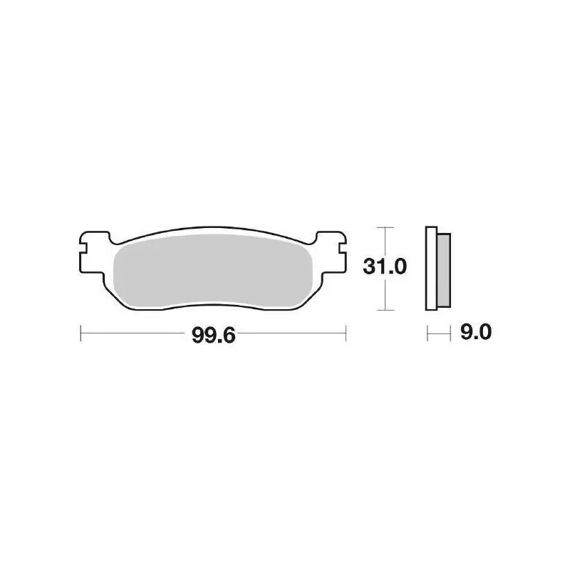 PASTIGLIE FRENO SBS 155HF Prezzo Di Fabbrica
