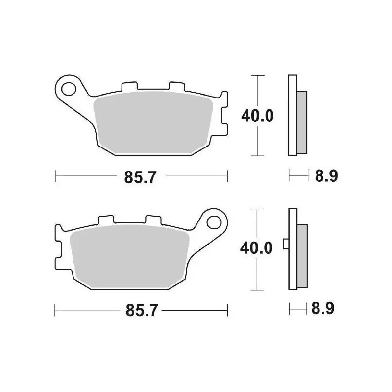 Compra Adesso PASTIGLIE FRENO SBS 158MS