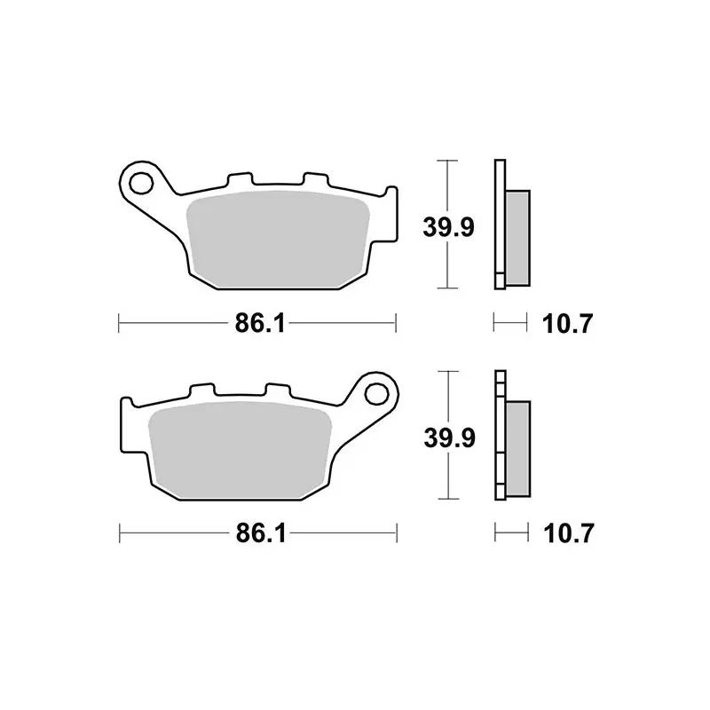 Promo Stagionale PASTIGLIE FRENO SBS 161HM