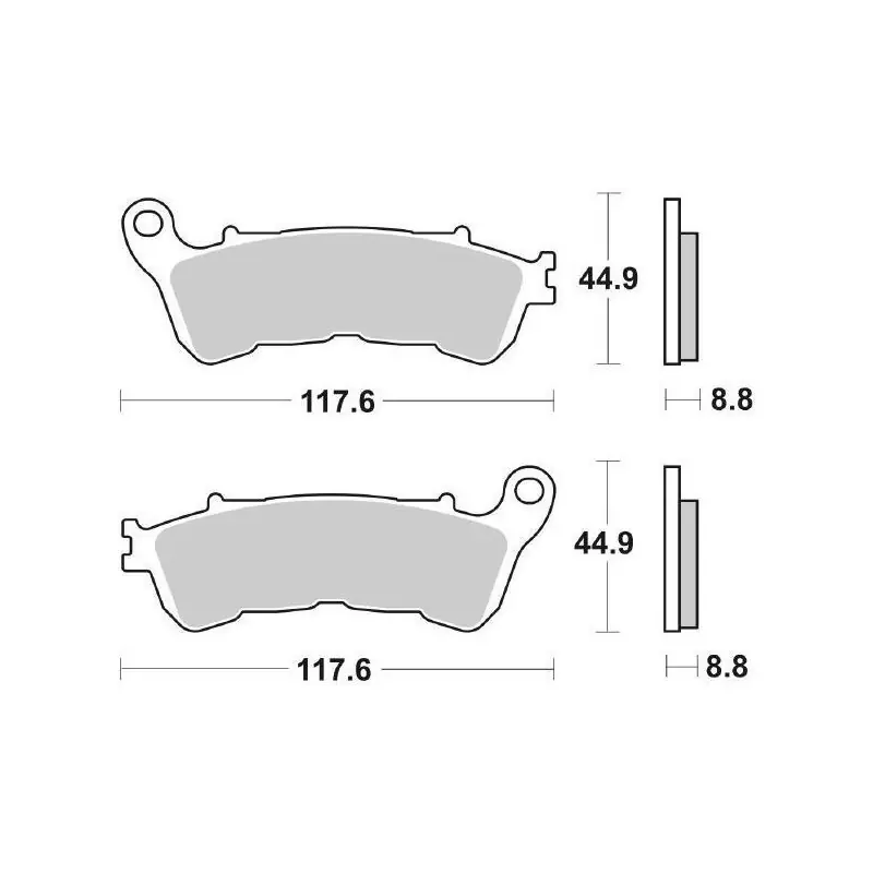 Ultime Pezzi PASTIGLIE FRENO SBS 192MS