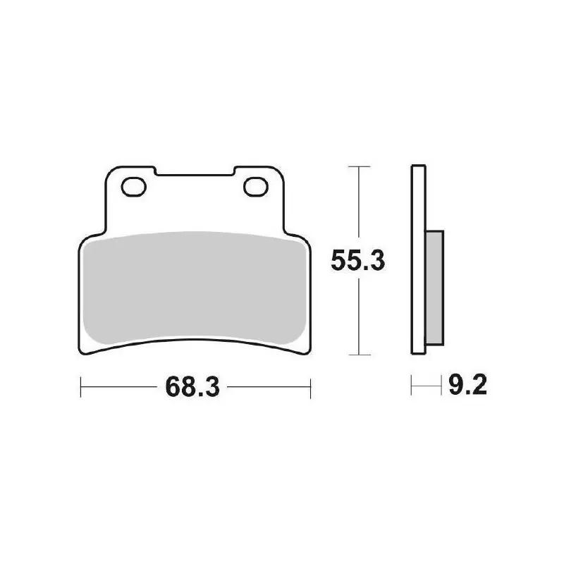 PASTIGLIE FRENO SBS 214CT Professionale
