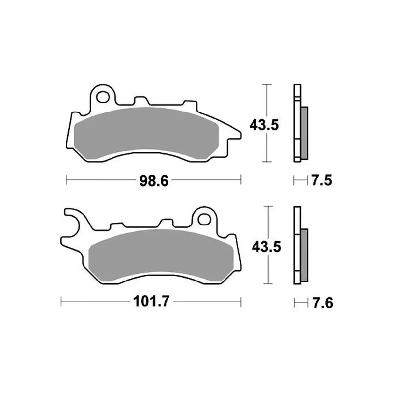 PASTIGLIE FRENO SBS 233CT Di Tendenza