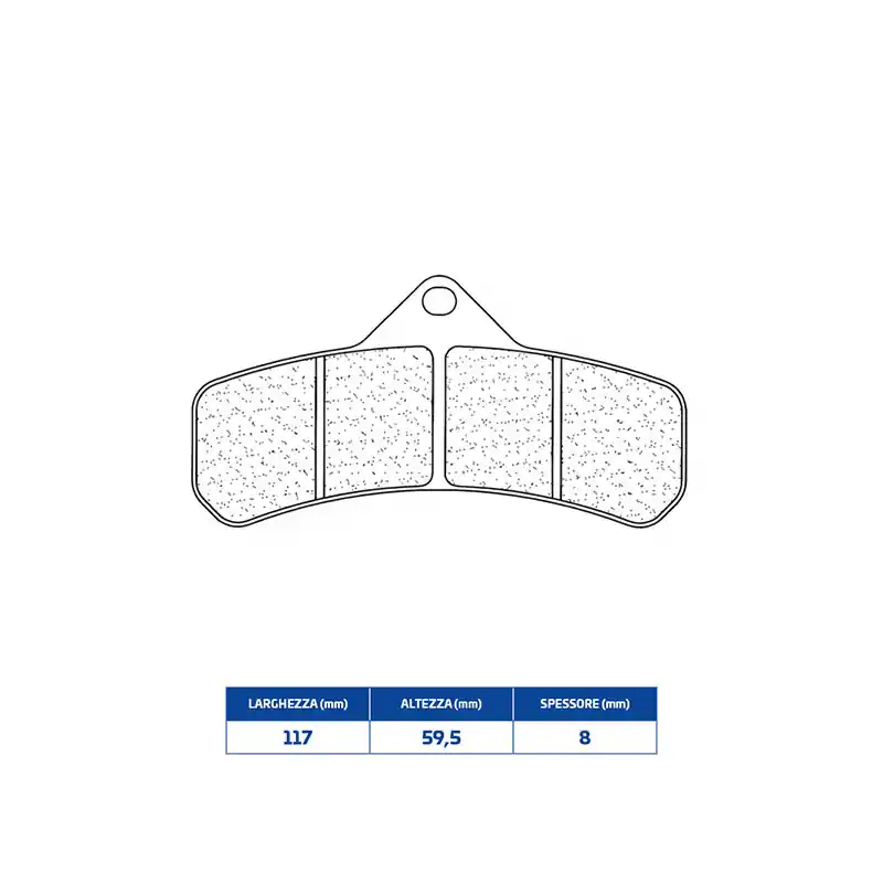 Direttamente Dal Produttore Set pastiglie freno cl brakes 2586c60