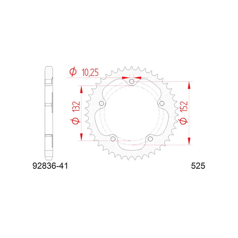 Direttamente Dal Produttore Corona afam in acciaio p525 - z41 (dis.00039)