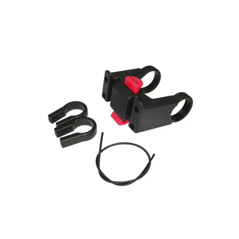 KLICKfix ADATTATORE MANUBRIO UNIVERSALE NERO, per Ø 22-26 e 31,8 mm Popolare