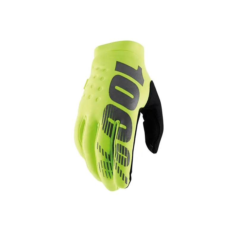 Super Prezzo GUANTI 100% BRISKER YOUTH FLUO YELLOW/BLACK (M)
