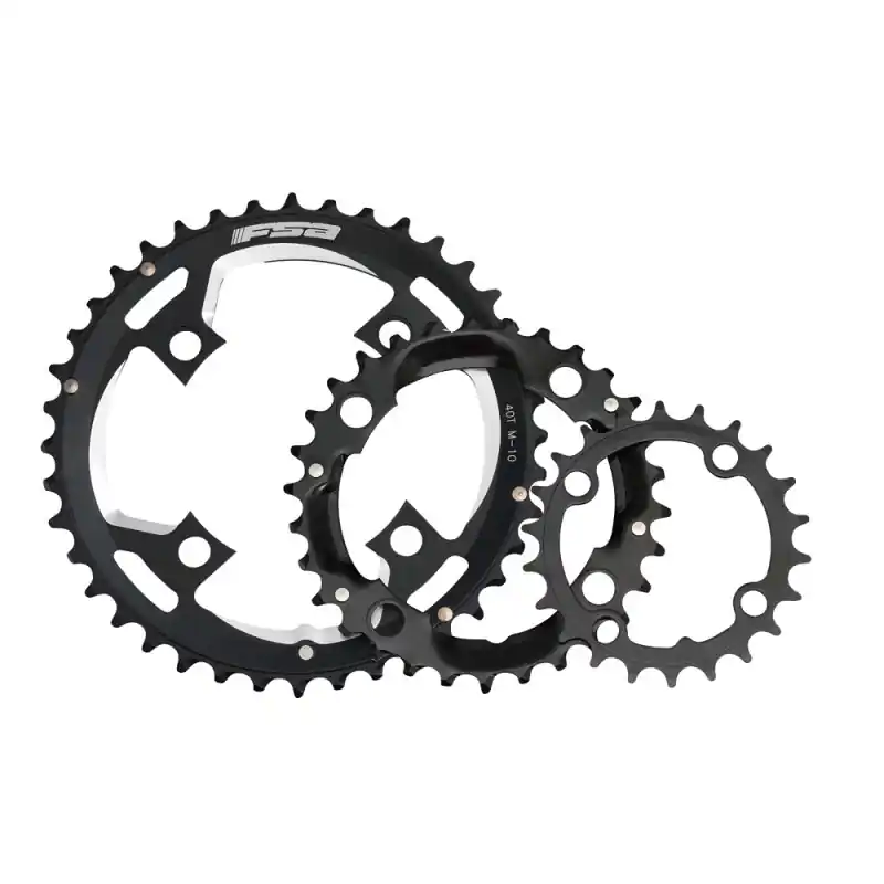 CORONA BCD 104 MM 4-FORI 3 X 10V - 32 DENTI, COMPATIBILE SHIMANO, NERO, WB225 Scelto Dai Clienti