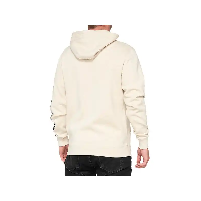 FELPA CON CAPPUCCIO 100% SUPER FUTURE OATMEAL HEATHER (TAGLIA M) Offerta