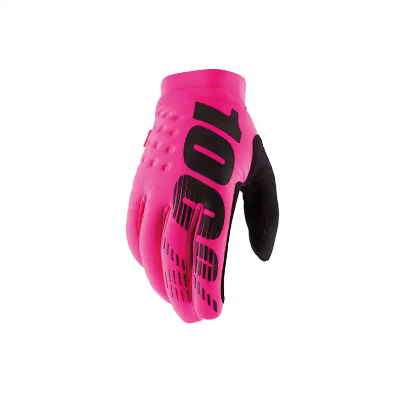 GUANTI 100% BRISKER NEON PINK (M) Offerta Limitata
