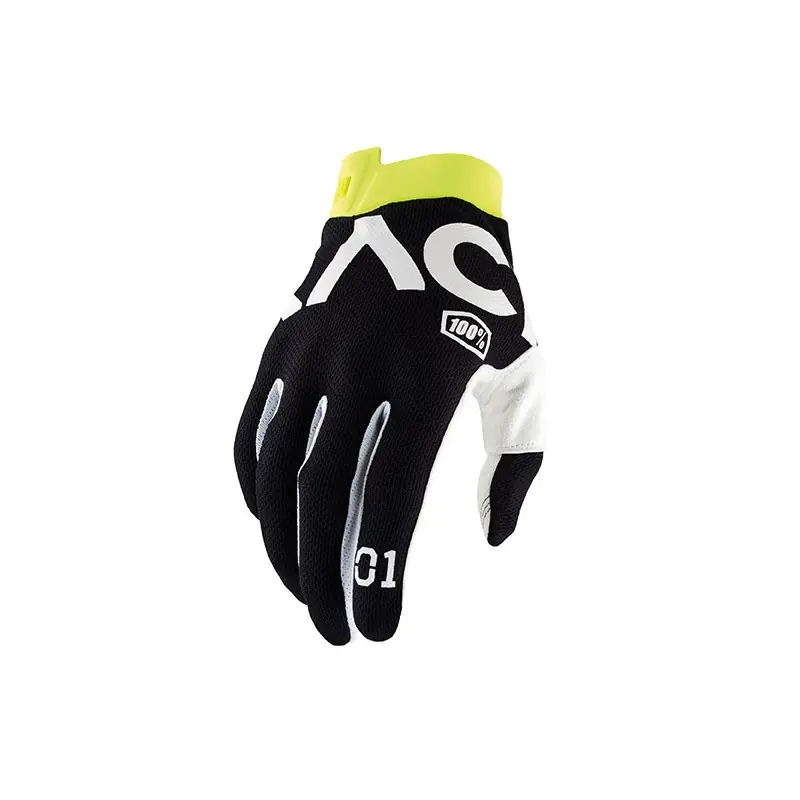 Promozione Esclusiva GUANTI 100% RACR ITRACK BASE MODEL BLACK (L)