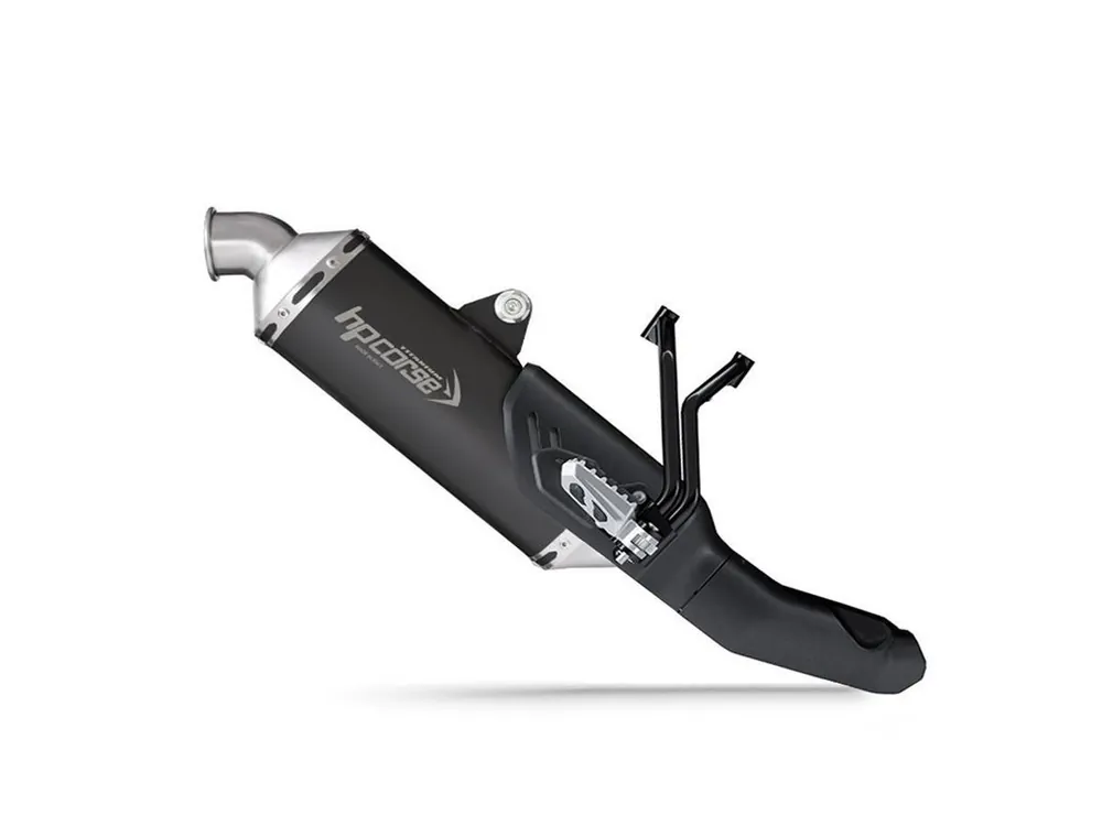 TERMINALE SP-1 SHORT BASSO HP CORSE TITANIO NERO DUCATI DESERT X 2022-2023- Compra Adesso