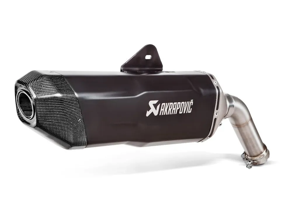 Solo Oggi TERMINALE OMOLOGATO TITANIO NERO AKRAPOVIC BMW F 850 GS / ADV 2018-2024-