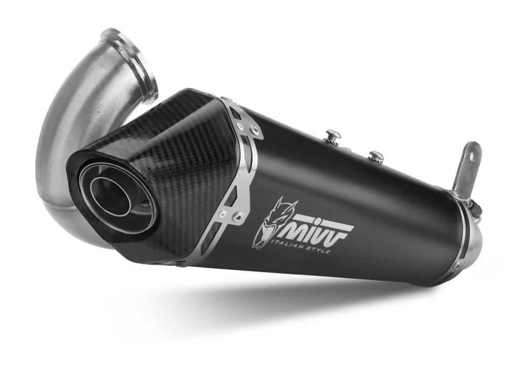 Prezzo Ridotto TERMINALE MIVV DELTA RACE INOX NERO CARBONIO DUCATI STREETFIGHTER V2 2022-2024-