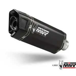 Spedizione Gratuita TERMINALE SR-1 ACCIAIO INOX NERO MIVV HONDA CB HORNET 750 2023-2024-