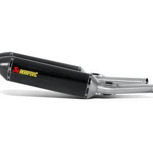 Non Perdere TERMINALE SCARICO AKRAPOVIC CARBONIO SUZUKI GSX-R 1300 HAYABUSA 08-13 OMOLOGATO-