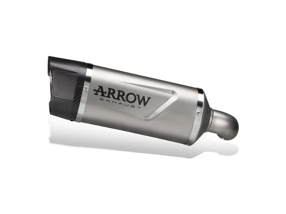 Spedito Oggi SILENZIATORE INDY RACE EVO TITANIO-CARBY ARROW HONDA NC 750 X 2025-